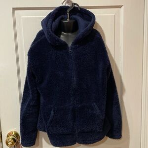 Children’s Place Navy Fleece Sherpa Jacket